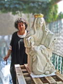 Marie trône de la sagesse